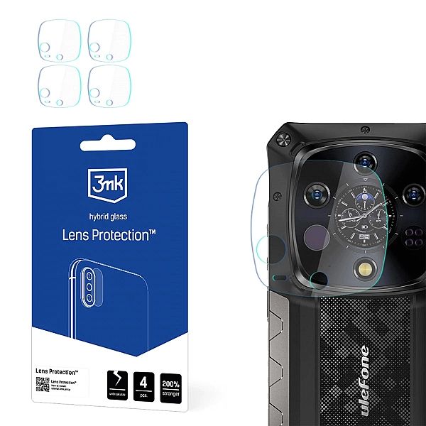 Szkło hybrydowe 3mk Lens Protection do obiektywu aparatu na Ulefone Ar