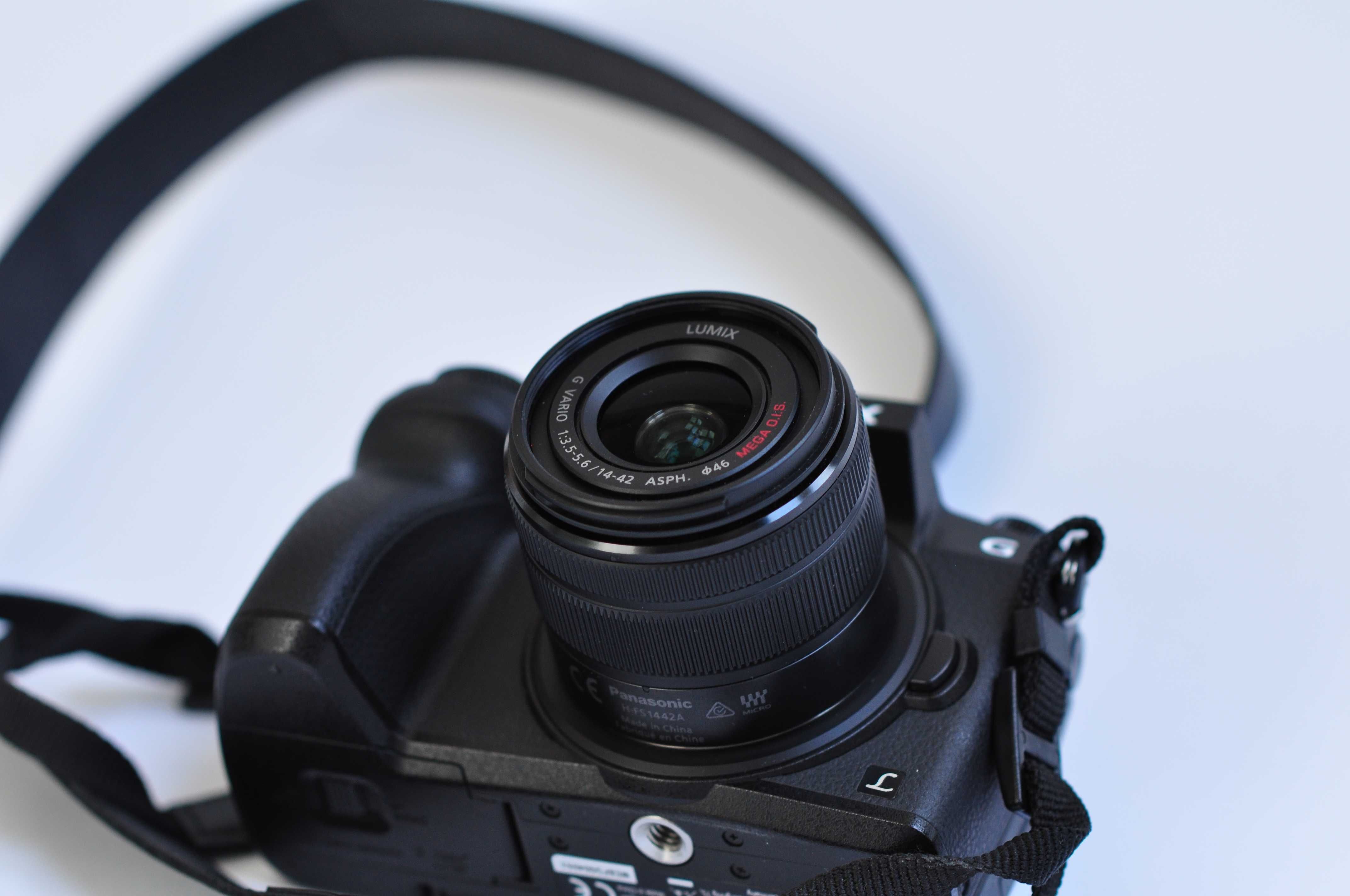 Aparat Panasonic DMC-G7K, 14-140mm + BY-WF-M12 BOYA , Stan Idealny.