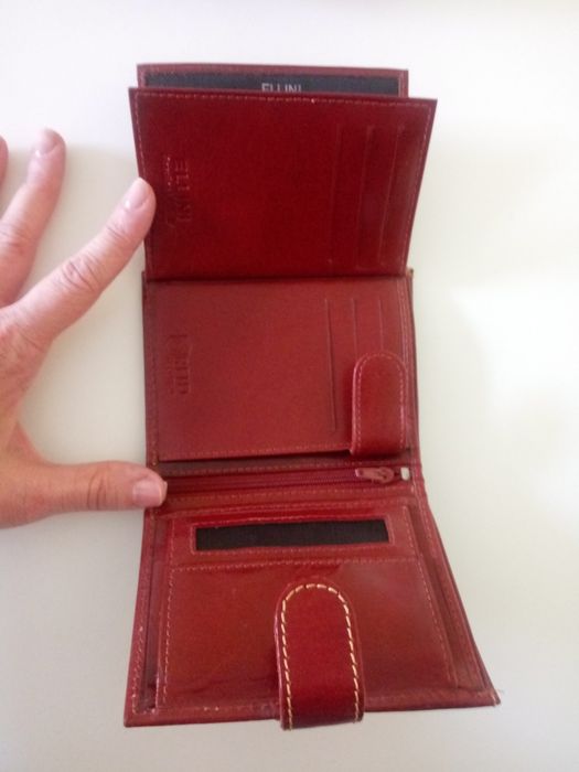 Portfel Ellini skórzany RFID