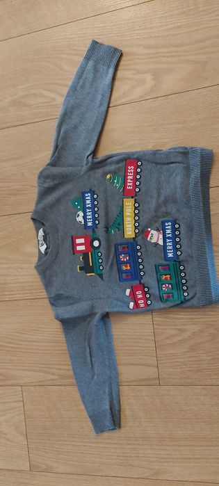 Sweter swiateczny 98/104 h&m