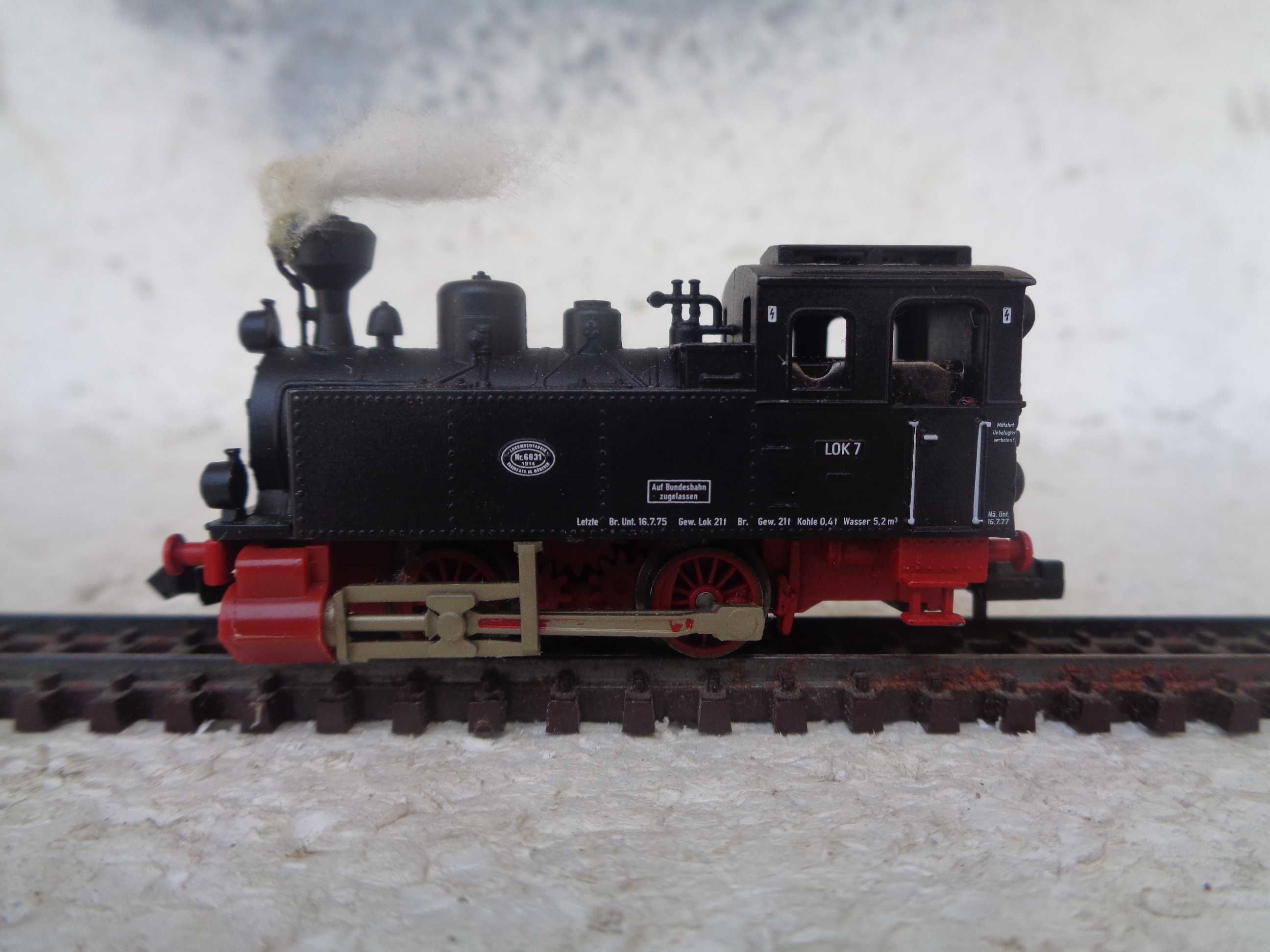 1:160 Fleischmann Locomotiva a vapor refª 7000