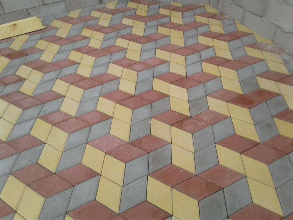 Укладка тротуарной плитки