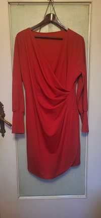 Czerwona sukienka wieczorowa 40 L