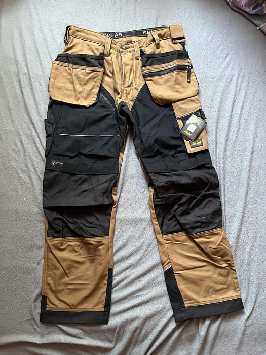 Spodnie snickers 6214 ruff work canvas worki kieszeniowe