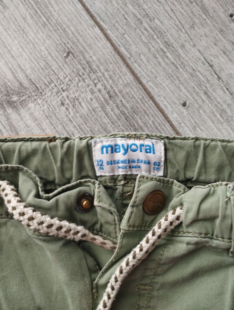 Spodnie, bojówki Mayoral rozmiar 80
