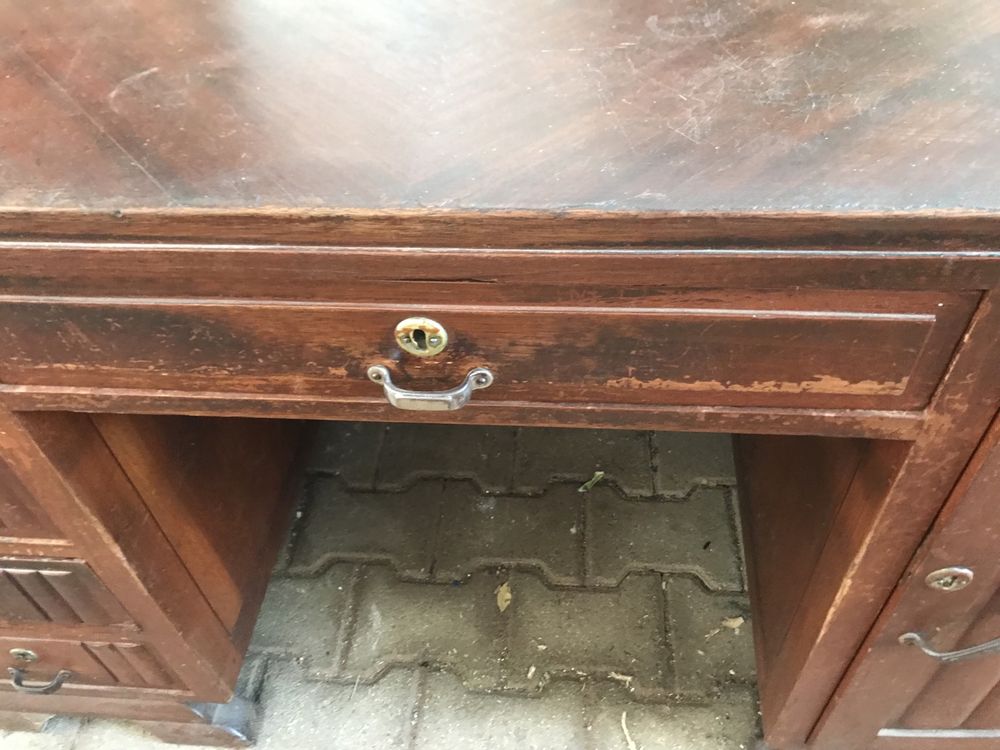 Secretaria de madeira vintage