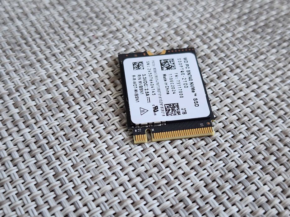 SSD NVMe 2ТБ 2048GB WD SN740 NEW Surface Pro 8 X Laptop Steam PCIe 4