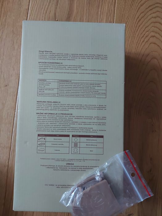 Piękne czerwone baleriny skóra rozm. 36 Kordel