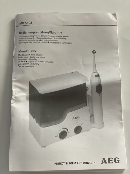 Chuveiro ou duche bucal para higiene da boca