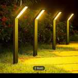 Lampy ogrodowe solarne na ścieżkę chodnik 2 barwy światla
