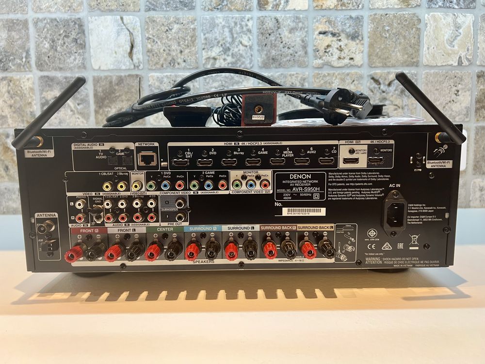 Denon AVR S950H amplituner HEOS wzmacniacz kino domowe stereo