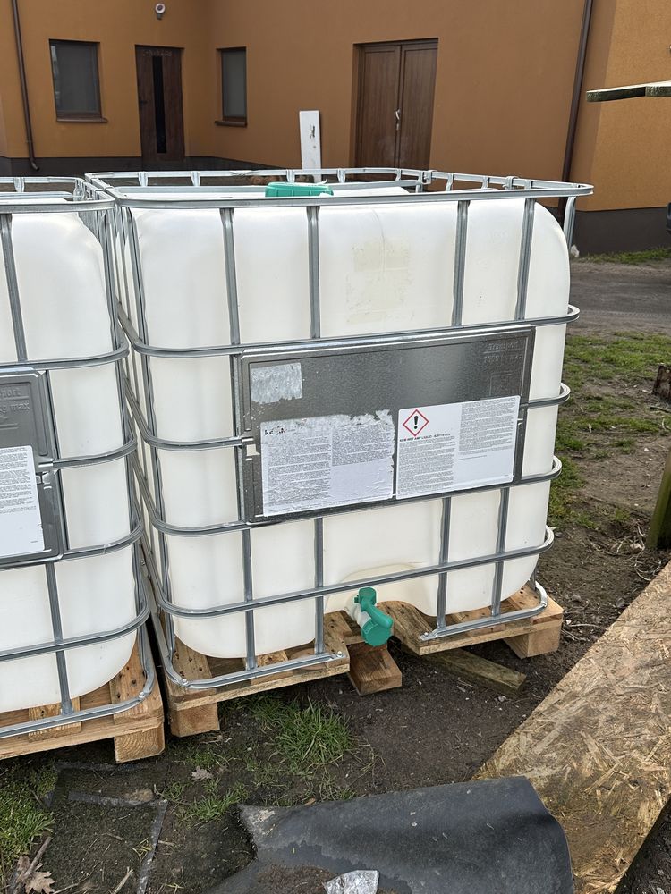 Zbiornik mauzer czysty 1000l