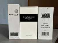 Мужские духи Montale Wood & Spices, Givenchy Gentleman, Dsquared2 Wood