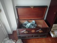 Arca de madeira vintage