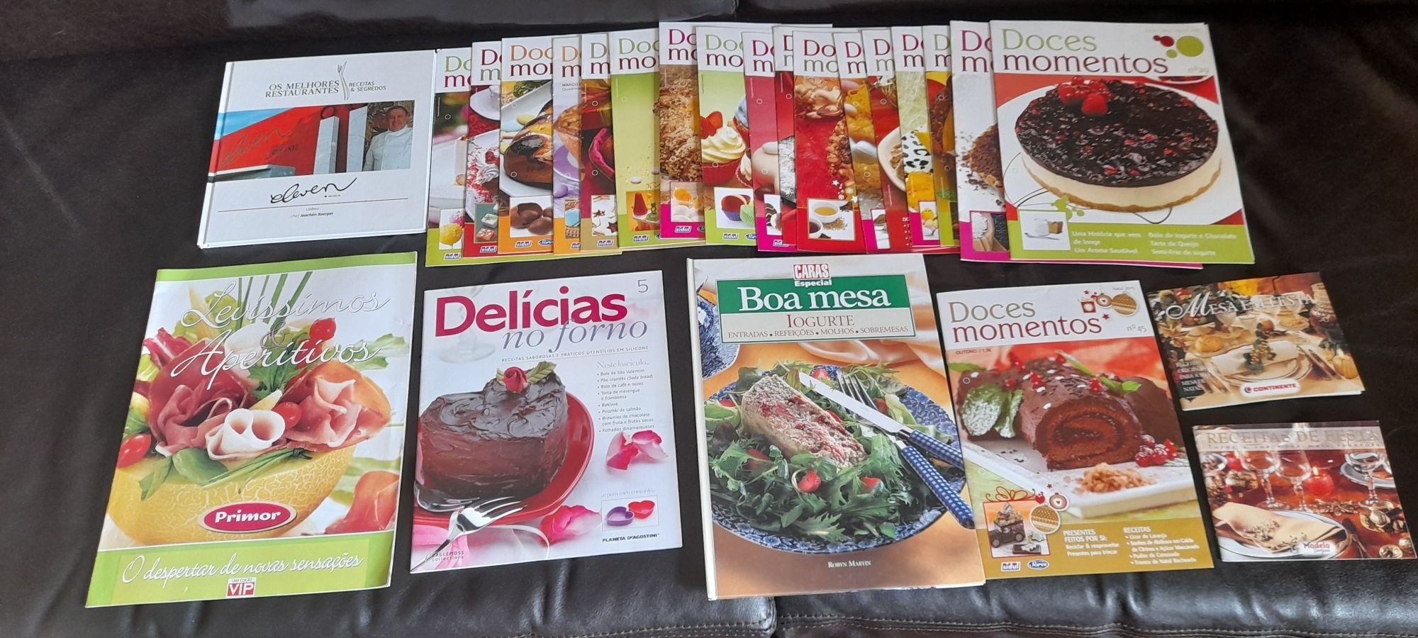 Livros e revistas de culinária