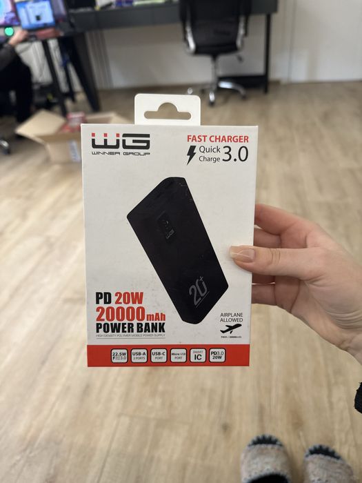 Power Bank Winner Group 20000 mAh PD 20W, Quick Charge 3.0 — Новий