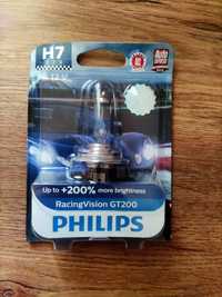 Philips Żarówki H7 RacingVision GT200 +200% Nowa