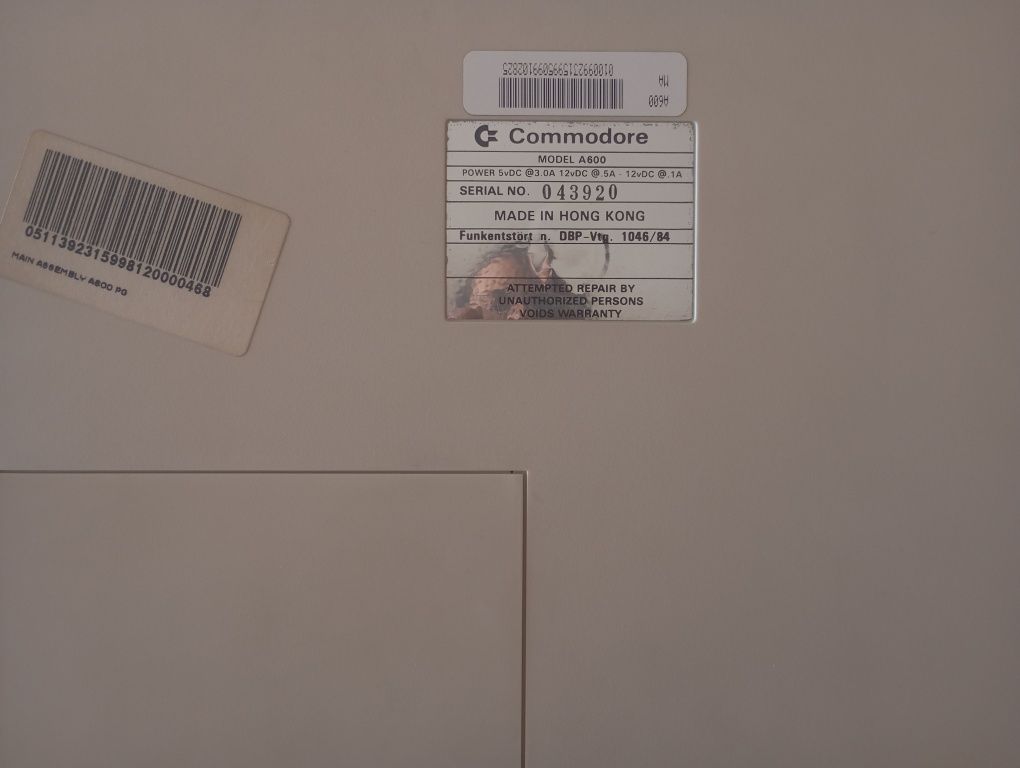 Commodore amiga 600