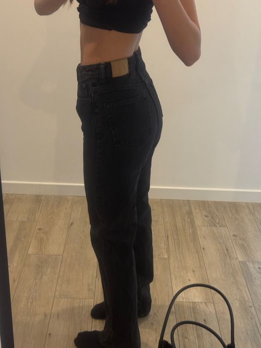 Чорні джинси прямі бренду Weekday