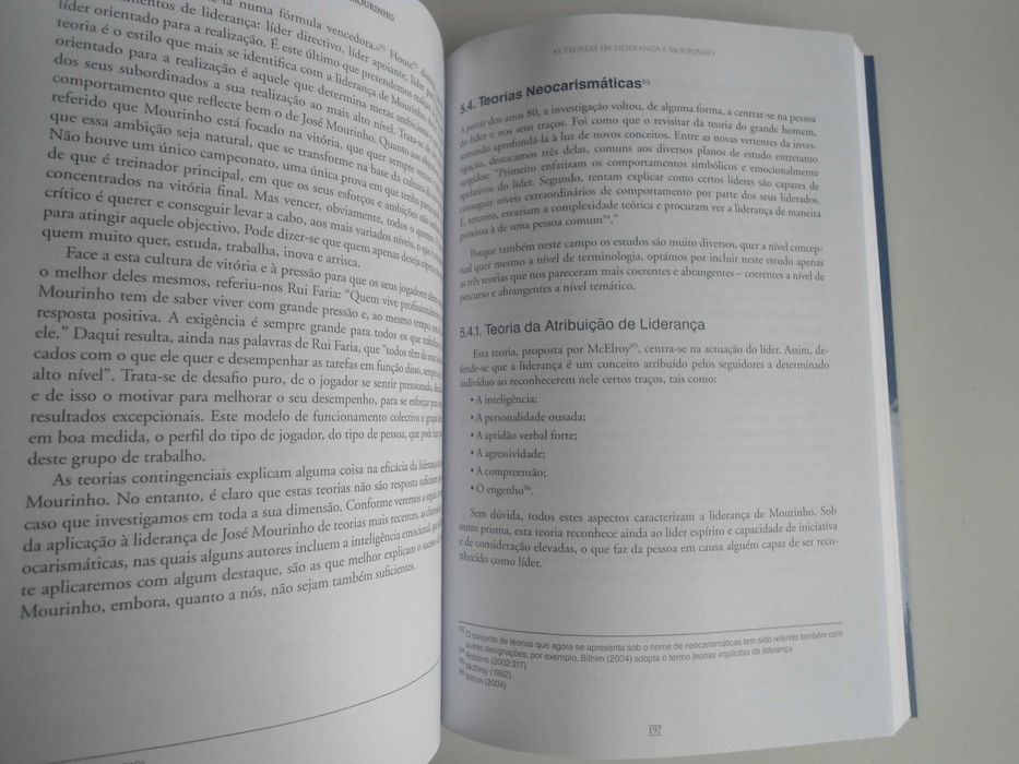 Liderança As lições de Mourinho por Luís Lourenço e outro