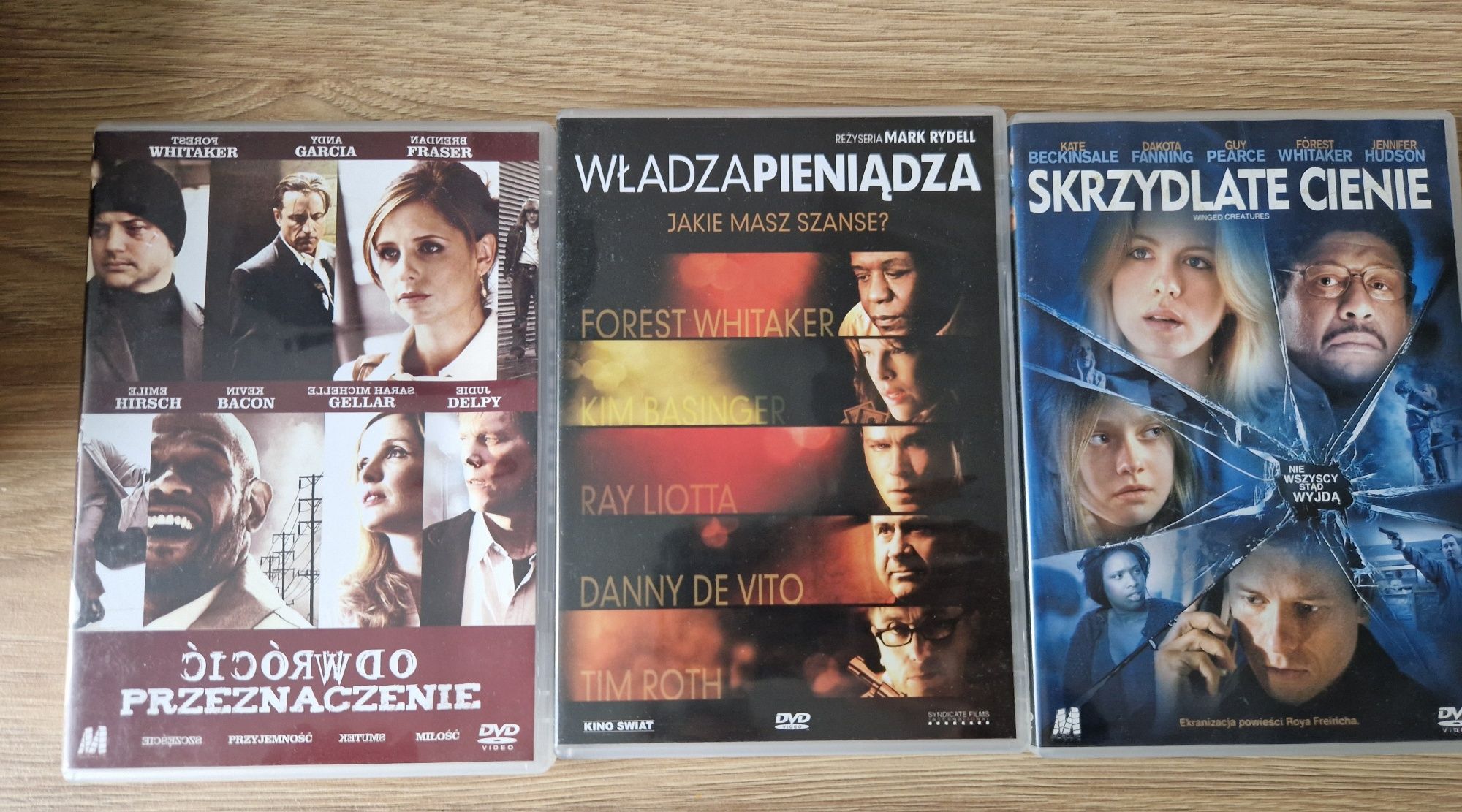 Film dvd Odwrócić przeznaczenie, skrzydlate cienie, władza pieniądza