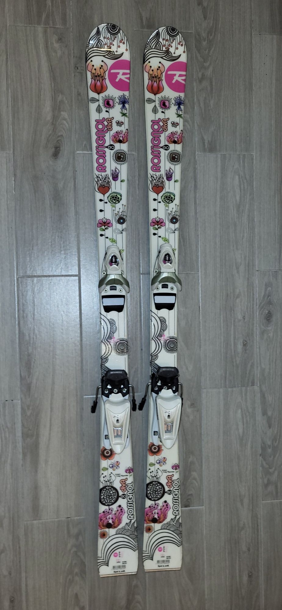 Narty Rossignol Diva 130 z butami + kask i gogle Julbo