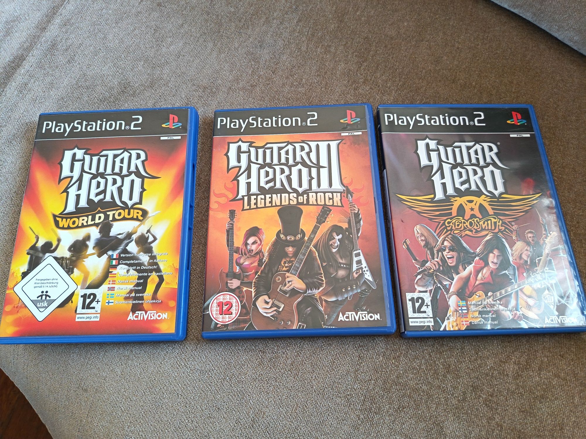 Gra Guitar Hero  PlayStation 2 kpl 3 szt
