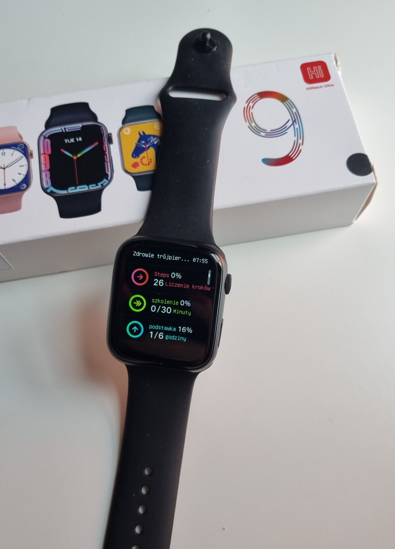 Smartwatch 9 czarny OKAZJA