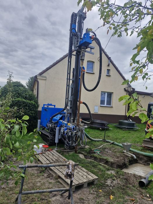 Odwierty pod gruntową pompę ciepła i studnię głębinową