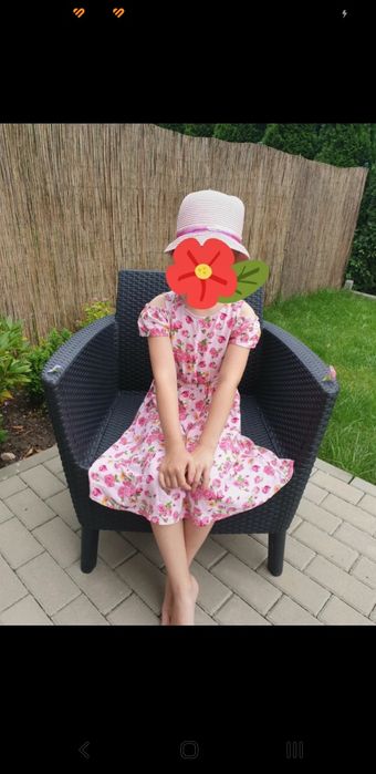 Ellos sukienka na lato Hiszpanka 134 cm 8-9 lat