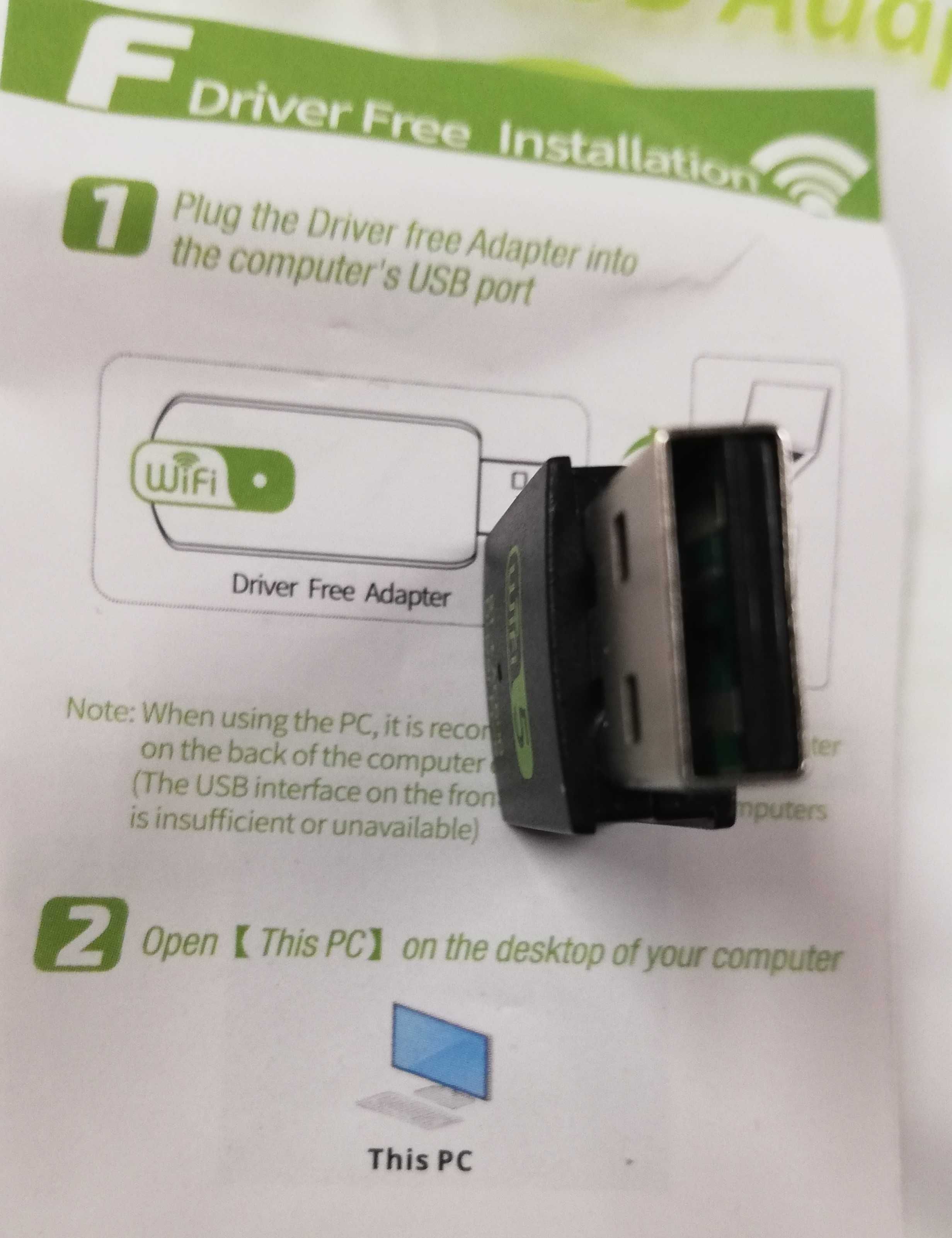 Karta sieciowa WiFi dual band 2,4/5.0 GHz + Bluetooth