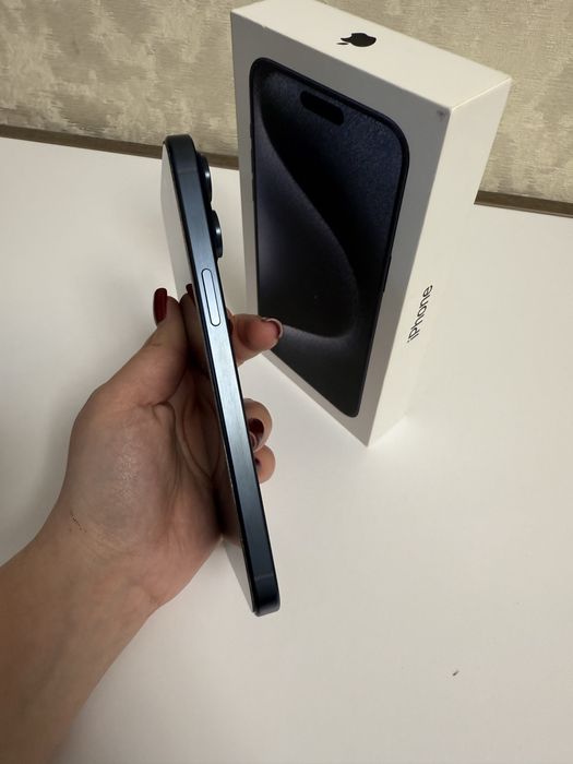 Iphone 15 pro max blue titanium 256gb neverlock