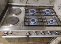 Fogão 4 gás + 2 elétricas c/ forno - impecável!