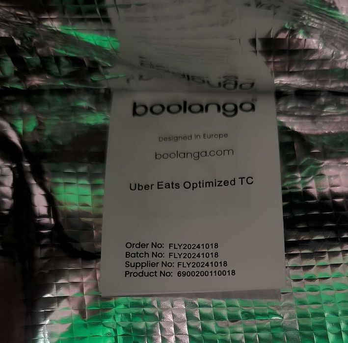 Plecak termiczny dla dostawców jedzenia - Uber Eats, Pyszne Glovo Wolt