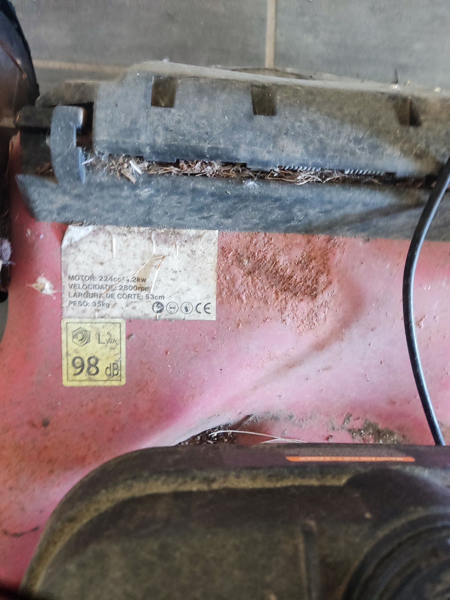 Cortador de relva a gasolina da marca Sady