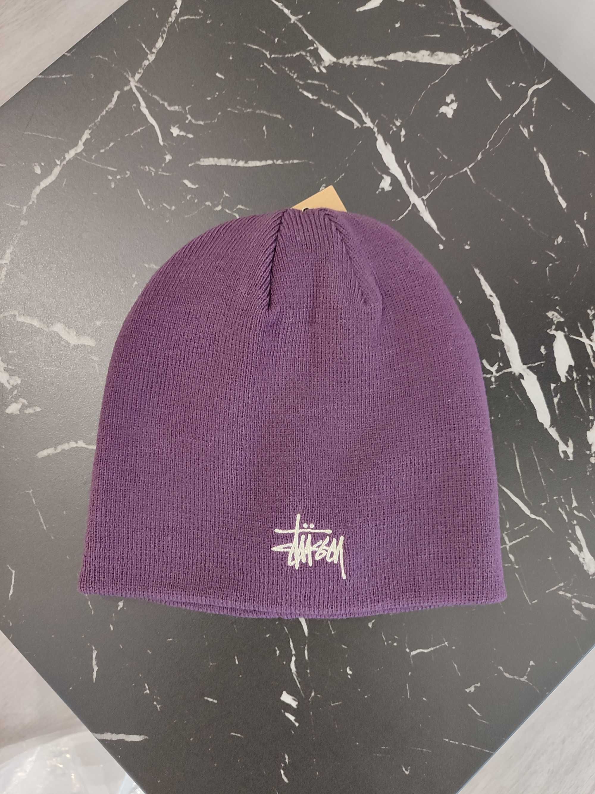 Шапка STUSSY Skullcap Basic Beanie Purple