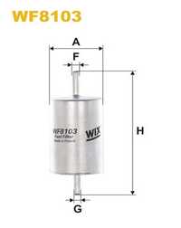 Фильтр топл. PP907/WF8103 (пр-во WIX-Filtron) WIX FILTERS - WF8103