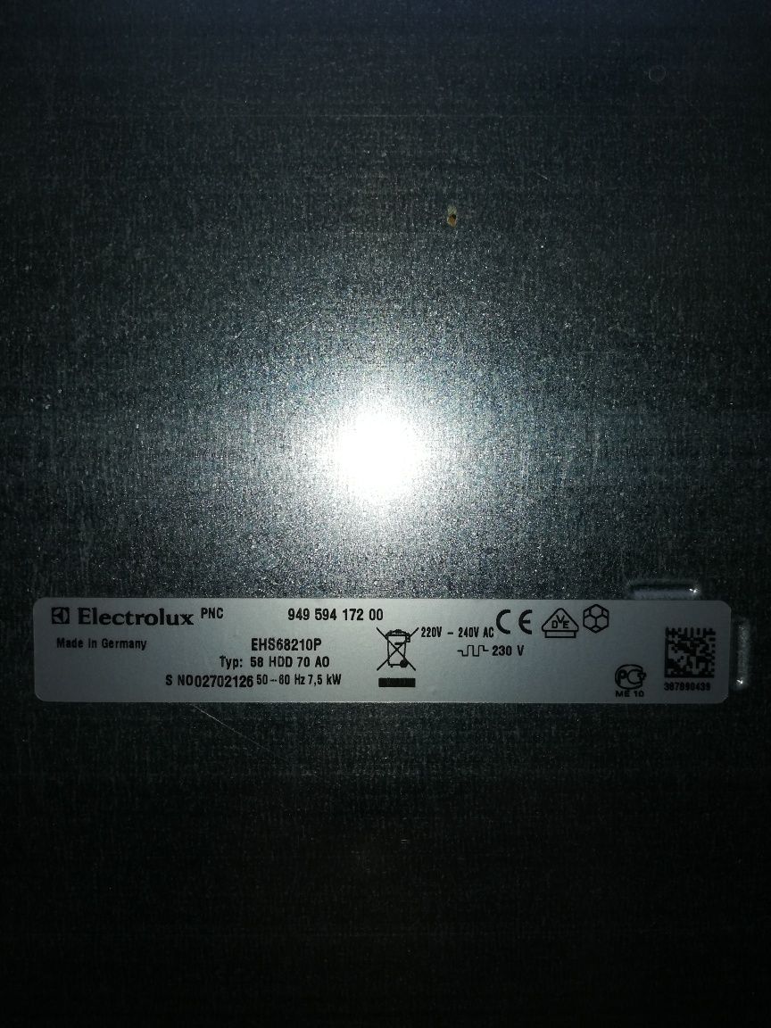 Płyta ceramiczna electrolux