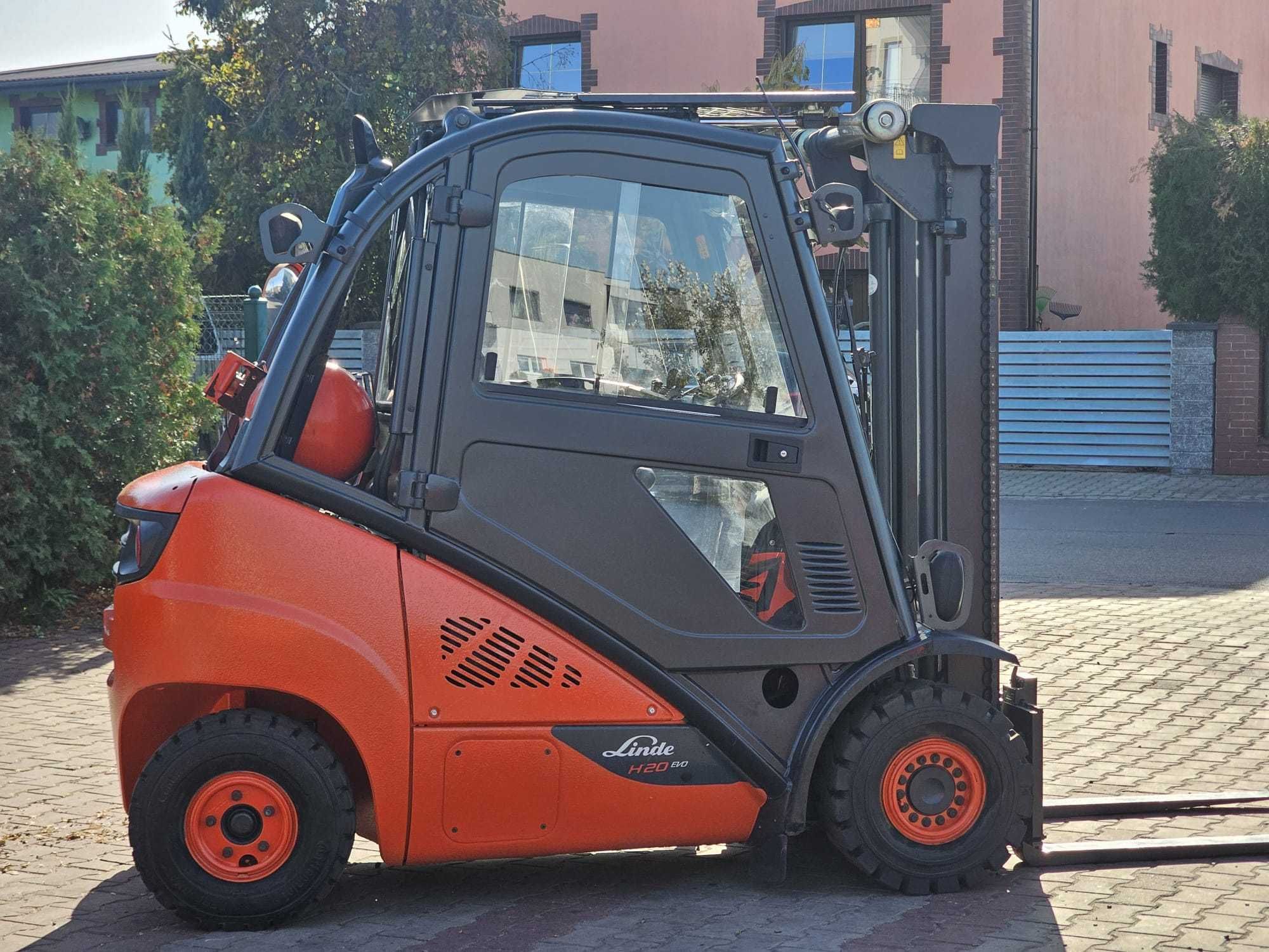 Wózek widłowy Linde H20T-02 LPG 2016r. Kabina