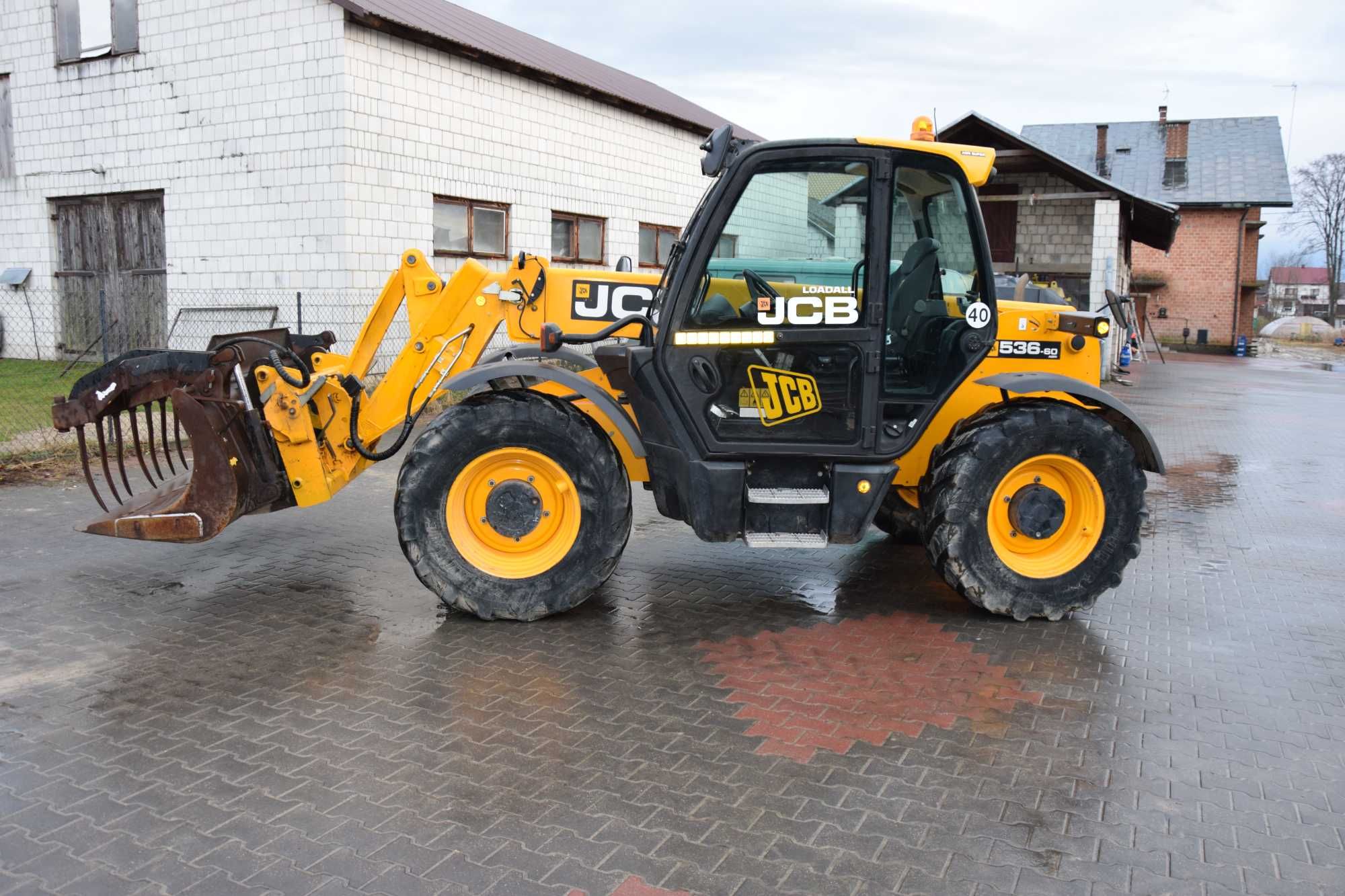 Ładowarka teleskopowa JCB 536-60  [  Łyżka krokodyl] Manitou,..