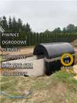 Piwnice ogrodowe, schron, zbiorniki betonowe, kanał