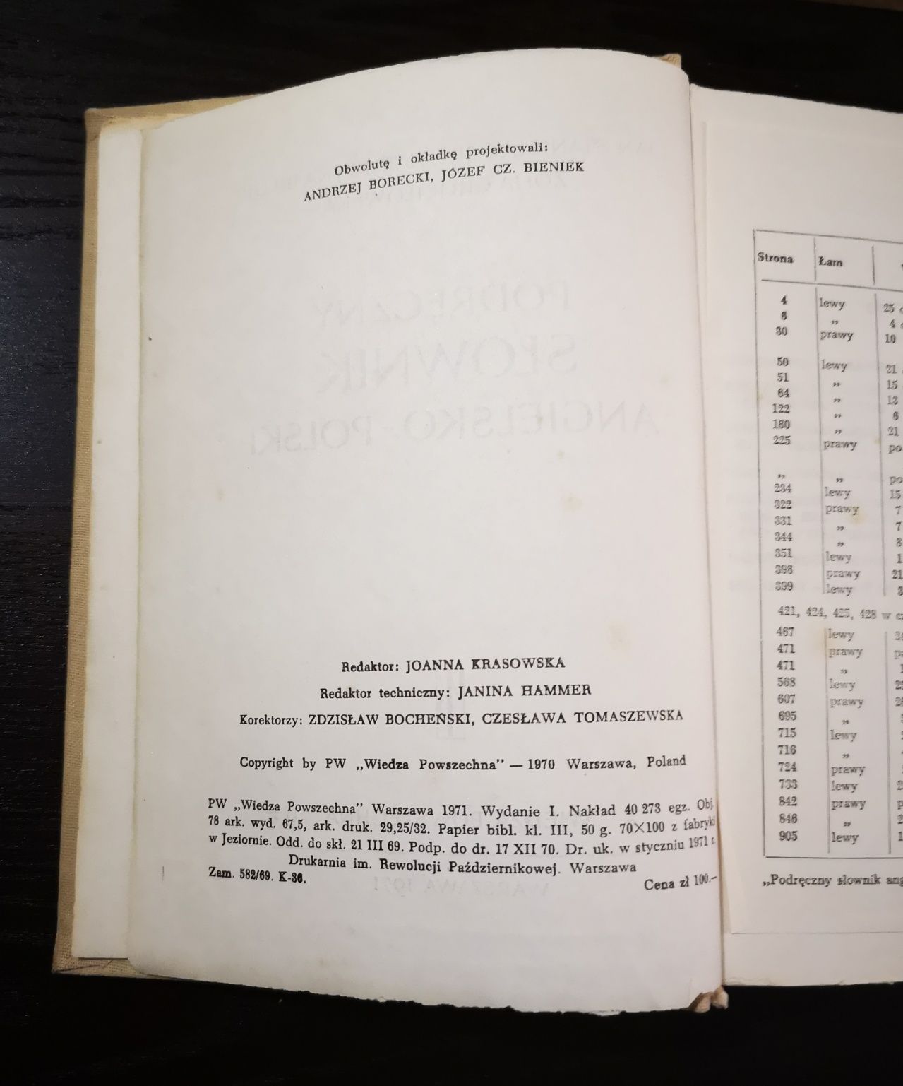 Podręczny Słownik Angielsko-Polski Wyd. 1971 r. też dla kolekcjonera