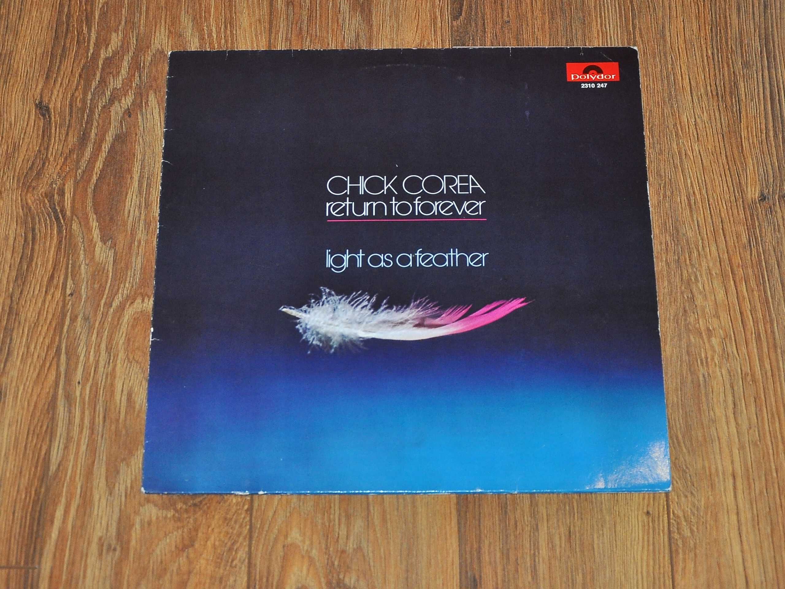 CHICK COREA - Light as a Feather 1 press Polydor 1973 RARE !