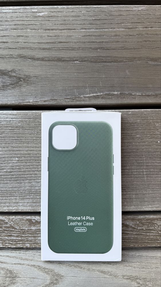 Skórzane Magsafe Etui IPhone 14 Plus Green