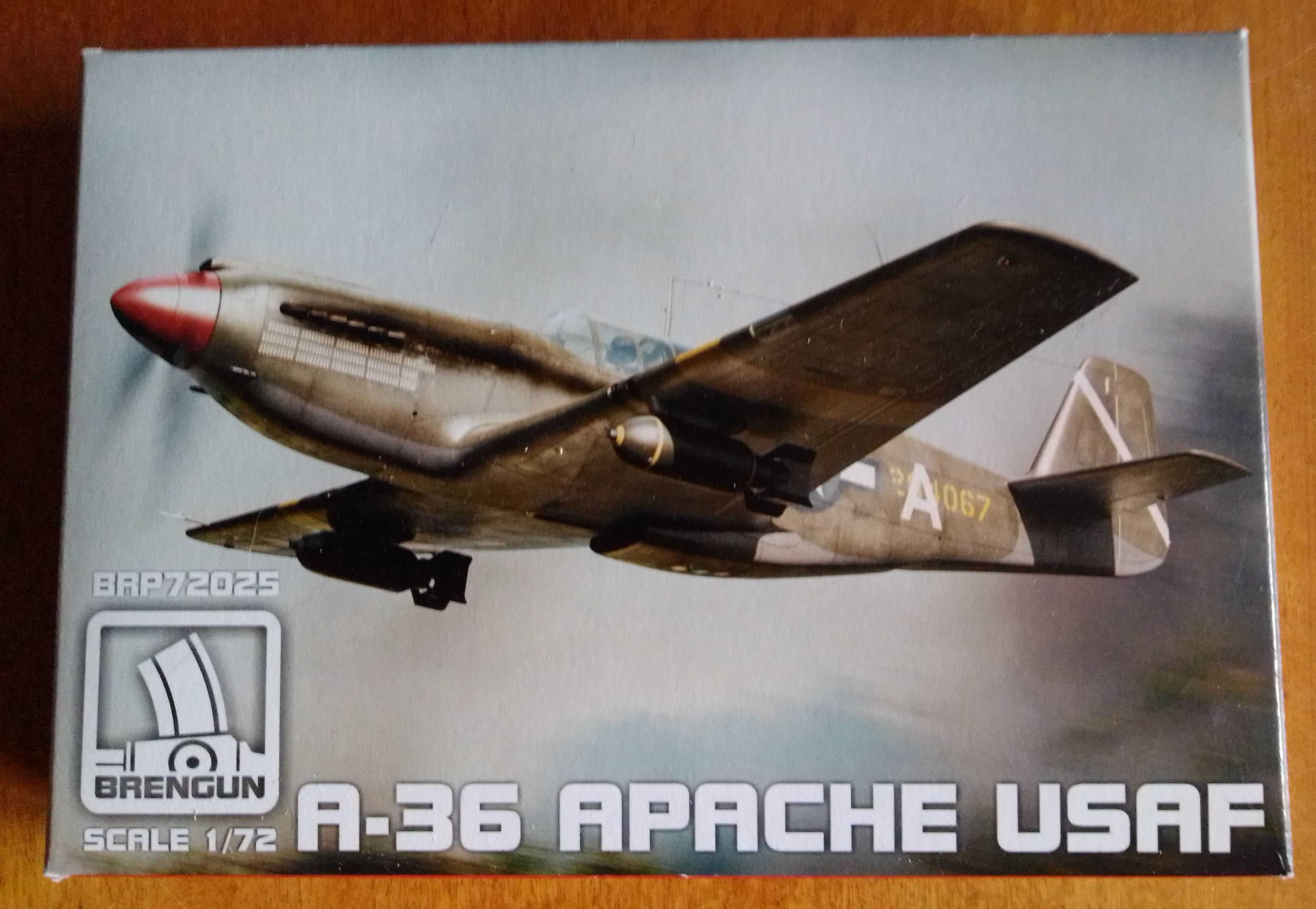 1/72 A-36 Apache USAF - Brengun 72025 + dodatki L72133 + L72132