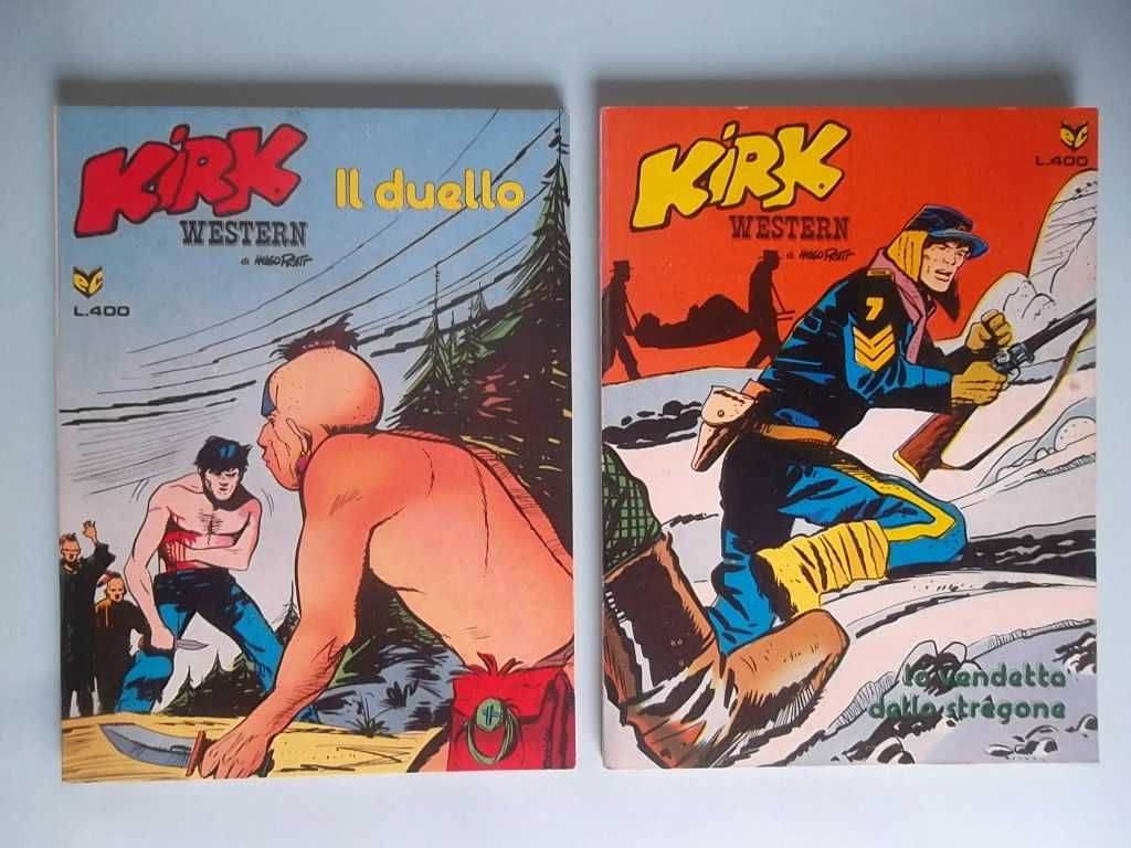 KIRK WESTERN Série Completa 1/15 HUGO PRATT em italiano