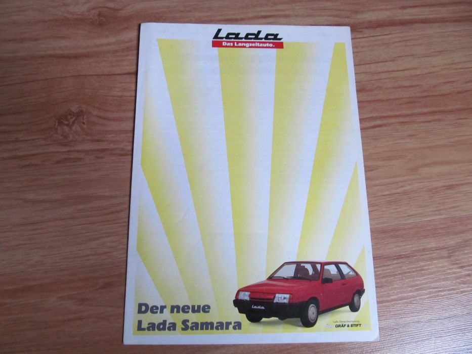 Prospekt Katalog ŁADA Samara Lata 80
