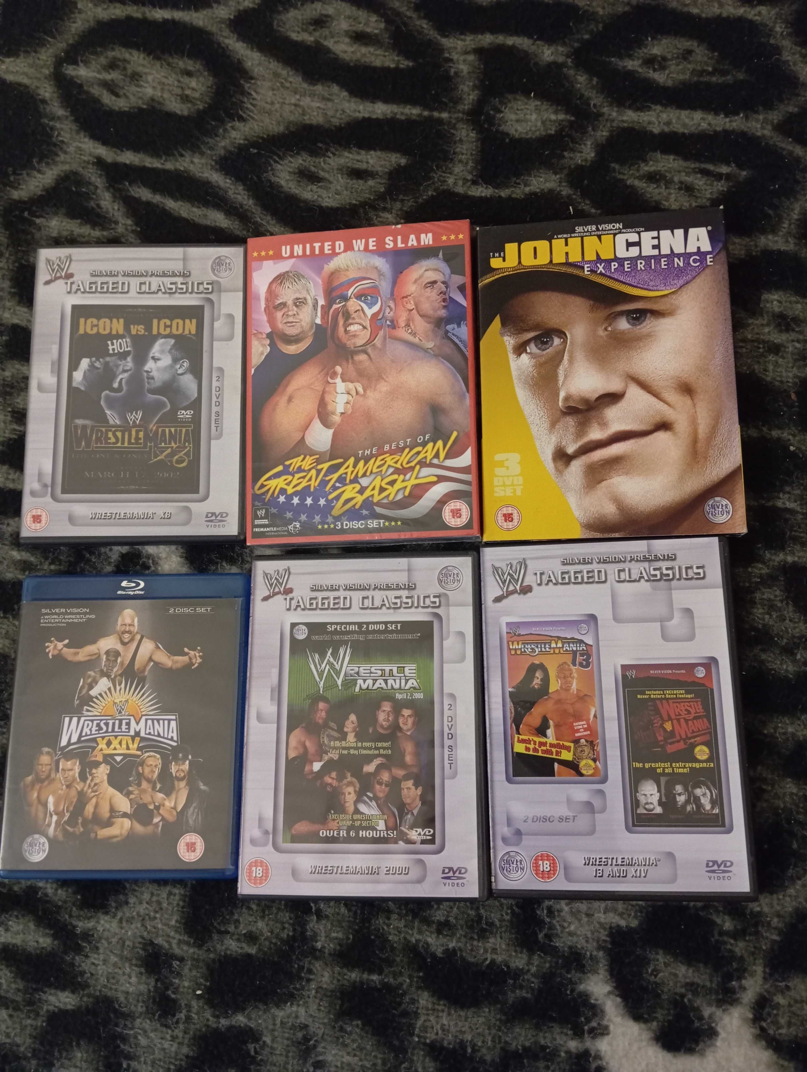 DVDs coleção da wwe