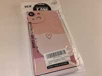 E038 Etui Protection Case iPhone 14 Plus Różowe Serduszko Soft