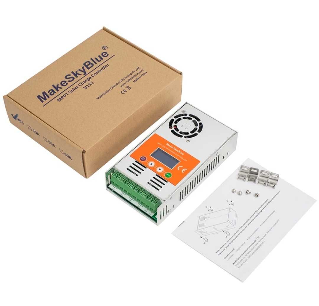 Wi-Fi MPPT V123 Контроллер 60А MakeSkyBlue для солнечных панелей Tuya